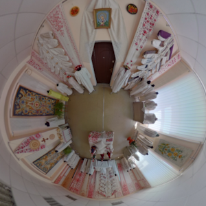 Ukrainian center of embroidery and carpet making